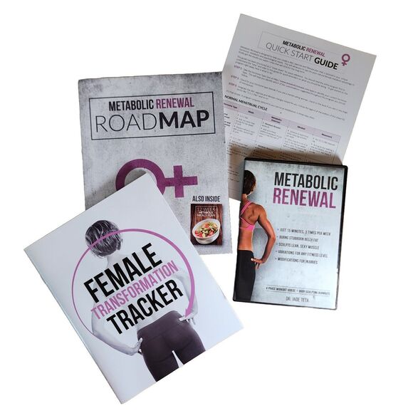 Metabolic Renewal Restore Rebalance Results Kit Dr Jade Teta Workout DVDs - Picture 3 of 5